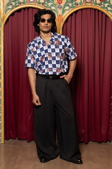 The "Astral Dynasty" Cuban Collared Shirt