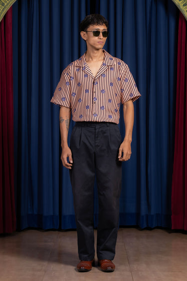 The "Opal Reign" Cuban Collared Shirt