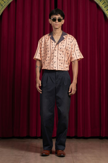 The "Shower of Forms" Cuban Collared Shirt