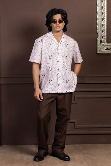 The "Mythikaya droplets" Cuban Collared Shirt