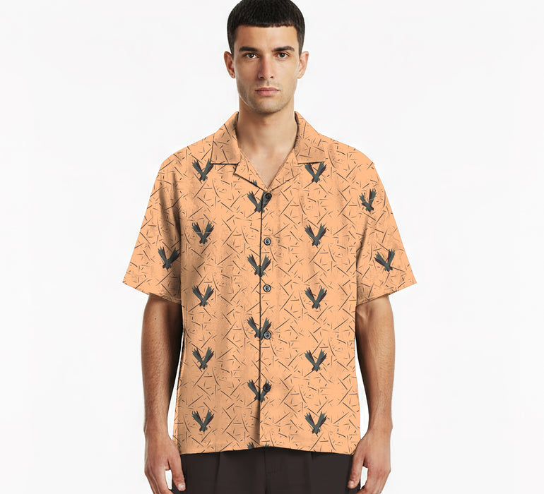 The "Mythikaya droplets" Cuban Collared Shirt