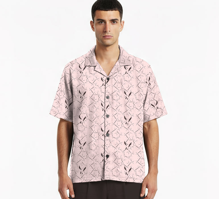 The "Mythikaya droplets" Cuban Collared Shirt