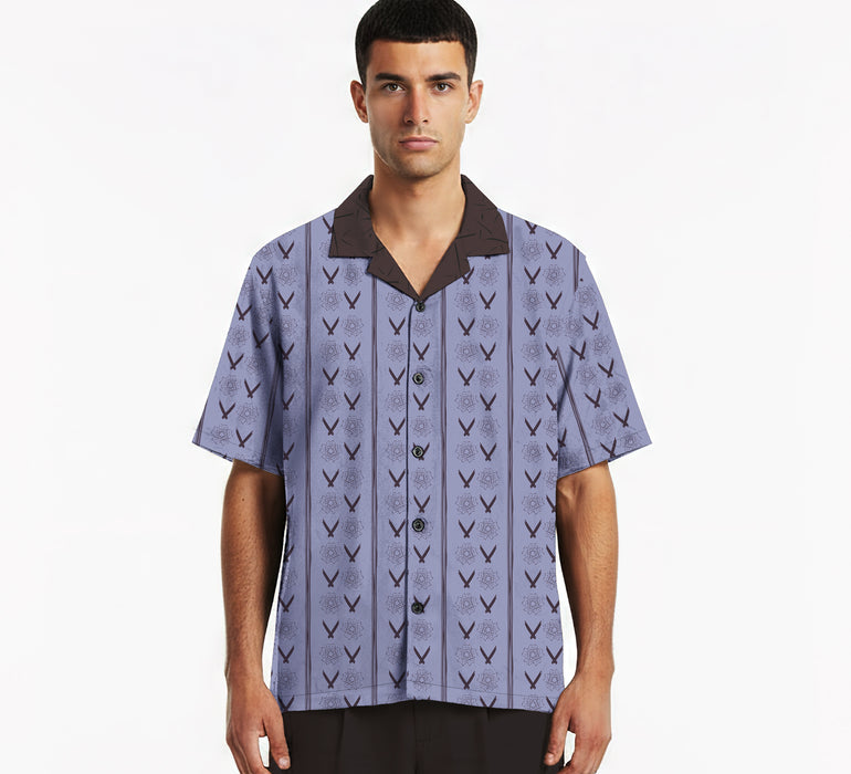 The "Shower of Forms" Cuban Collared Shirt