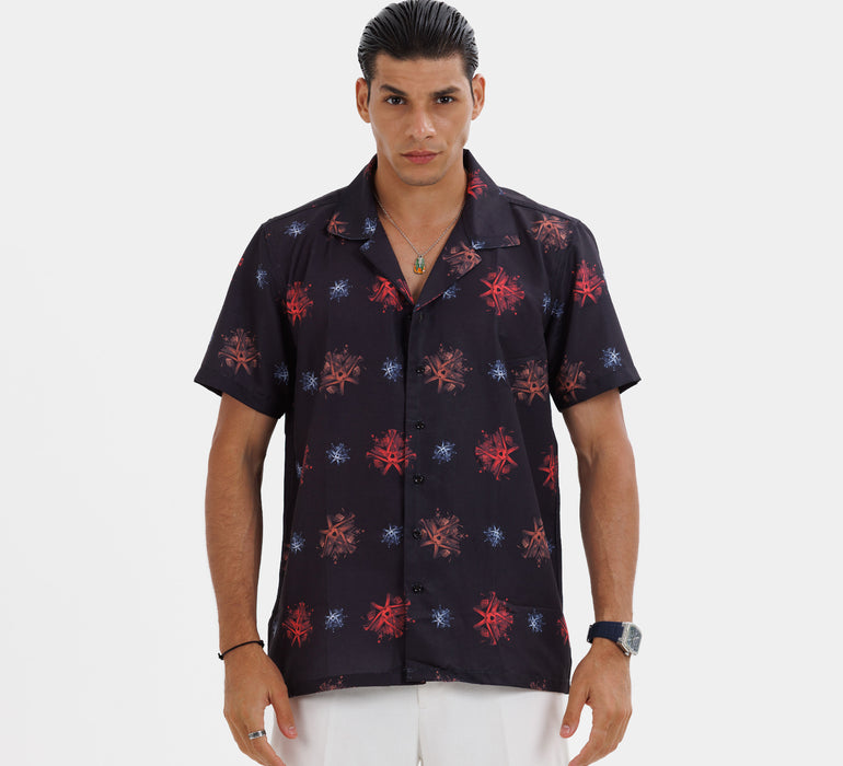The "Auralith" Cuban Collared Shirt