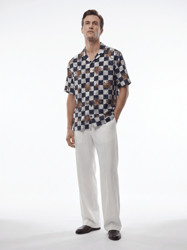 The "Astral Dynasty" Cuban Collared Shirt