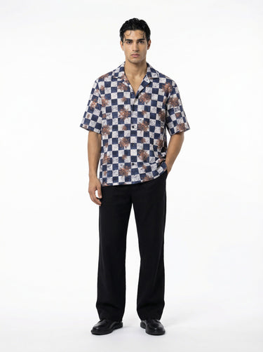 The "Astral Dynasty" Cuban Collared Shirt