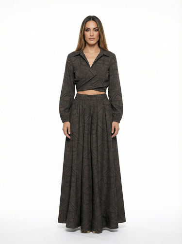 The "Timeless Impressions" Flared Skirt