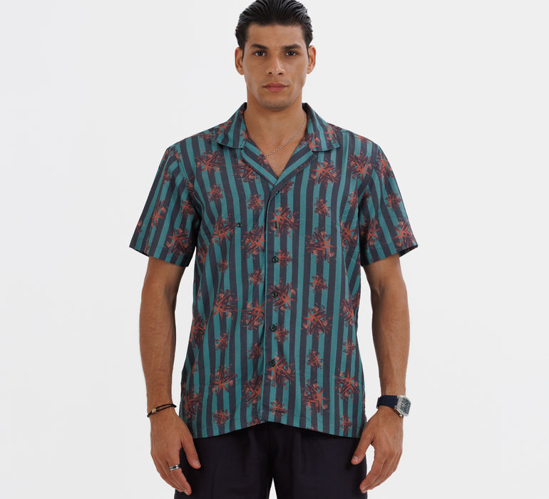 The "Lutheinn" Cuban Collared Shirt - Verdara