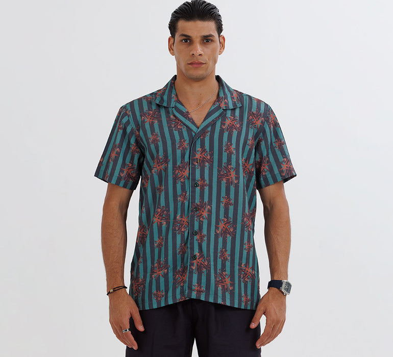 The "Lutheinn" Cuban Collared Shirt - Verdara