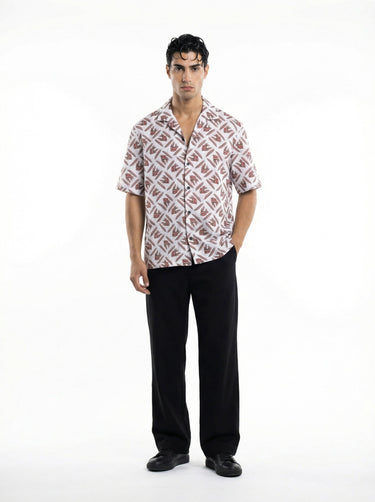 The "Mythikaya" Cuban Collared Shirt - White