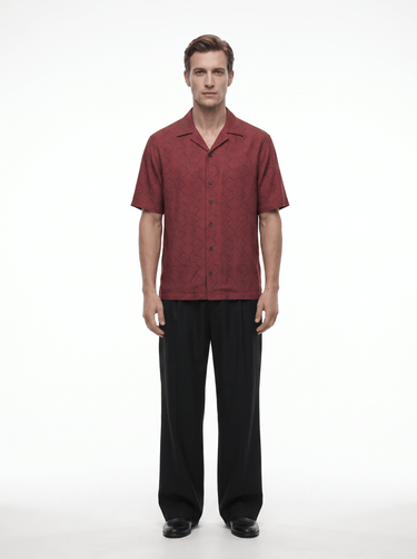 The "Rough Notes" Cuban Collared Shirt