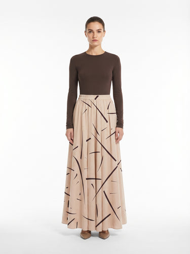 The "Rough Notes" Flared Skirt