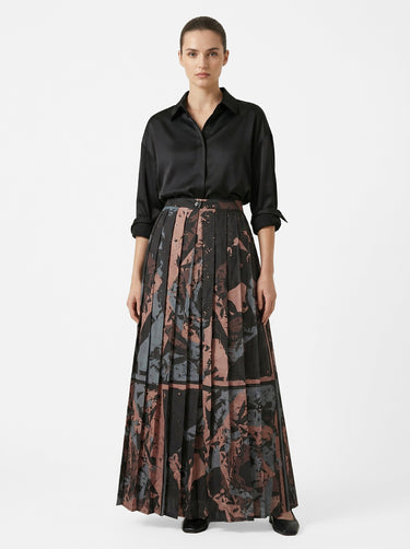 The "Cosmic Chaos" Pleated Skirt
