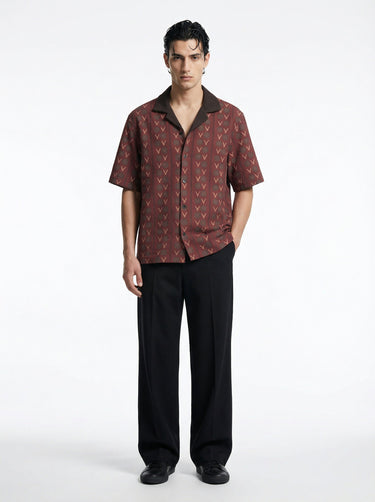 The "Shower of Forms" Cuban Collared Shirt