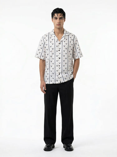 The "Shower of Forms" Cuban Collared Shirt