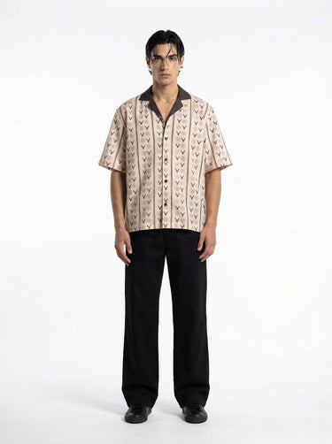 The "Shower of Forms" Cuban Collared Shirt
